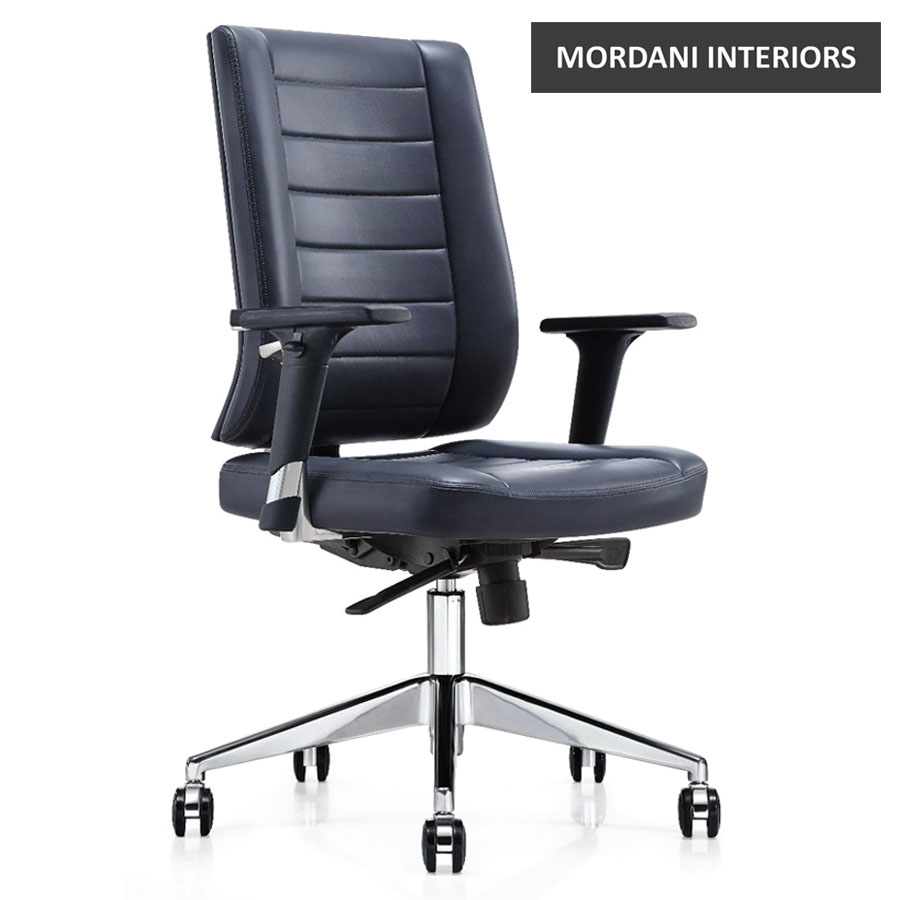Charlton Mid Back Leather Office Chair
